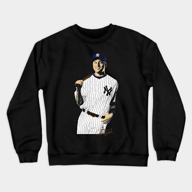 Derek Jeter Crewneck Sweatshirt by kennethketch